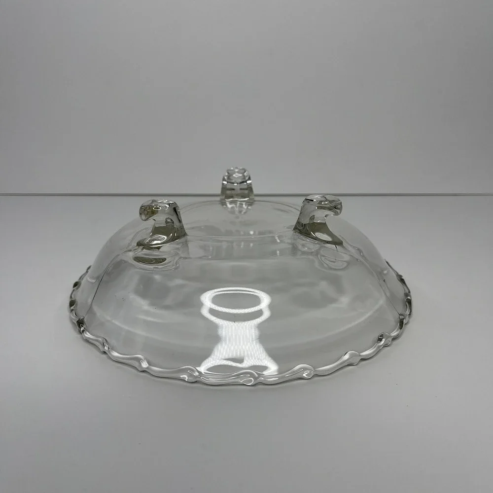 Fostoria Century Clear Glass‎ Footed Bon Bon Bowl Candy Dish 7